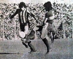 1974:  Boca perdió con Rosario Central 2 a 0 