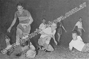 Boca Juniors 1 - Hajduk Split (Yugoslavia) 1 - Amistosos 1953 