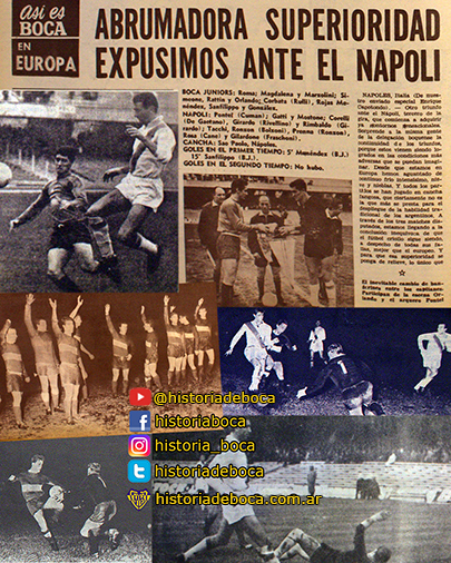 Boca le ganó al Nápoli