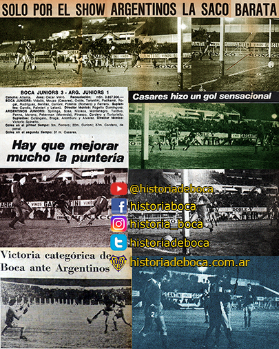 Victoria 3-1 ante Argentinos
