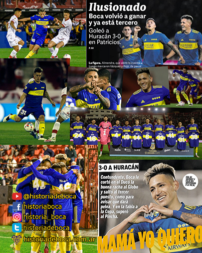 Boca goleó a Huracán