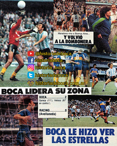 Boca derrotó a Racing 2-0