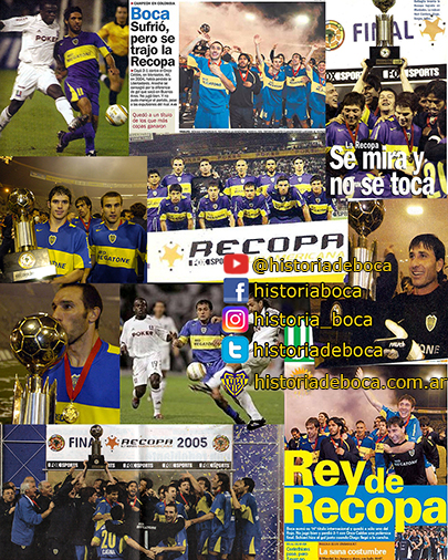 Boca campeón de la Recopa