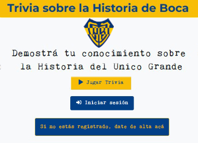 La Trivia de Historia de Boca
