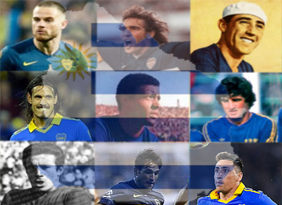 Los uruguayos en Boca